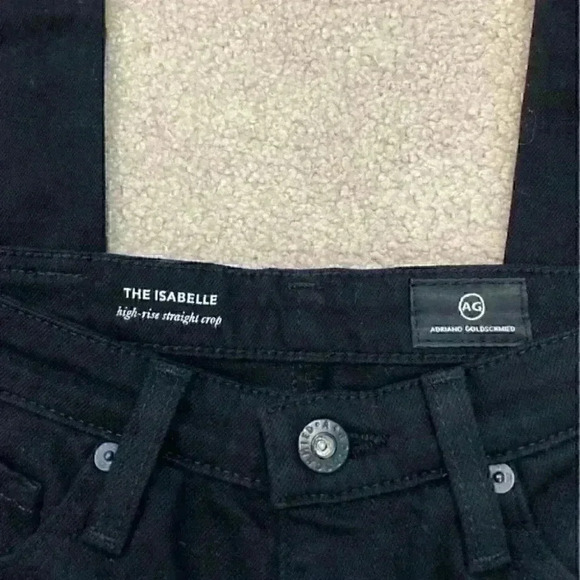 New with tags AG Adriano goldschmied the Isabelle high rise black jeans - Picture 5 of 6